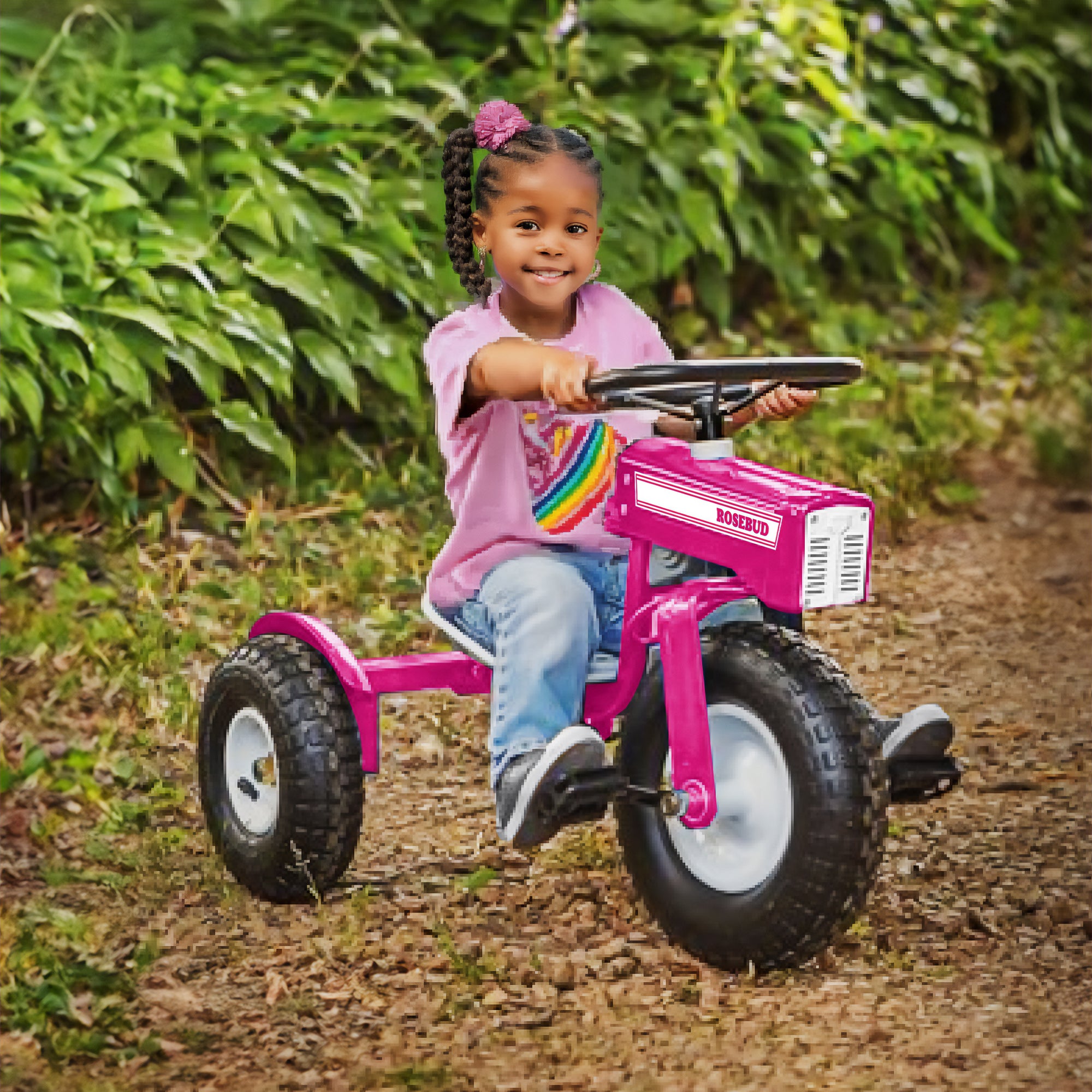 Tricam Outdoor Tractor Tricycle, 22" Steel Toddler Bike Kids Ride On Toy (Used)