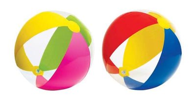 INTEX 24" Inflatable Paradise Panel Colorful Beach Ball | 59032EP