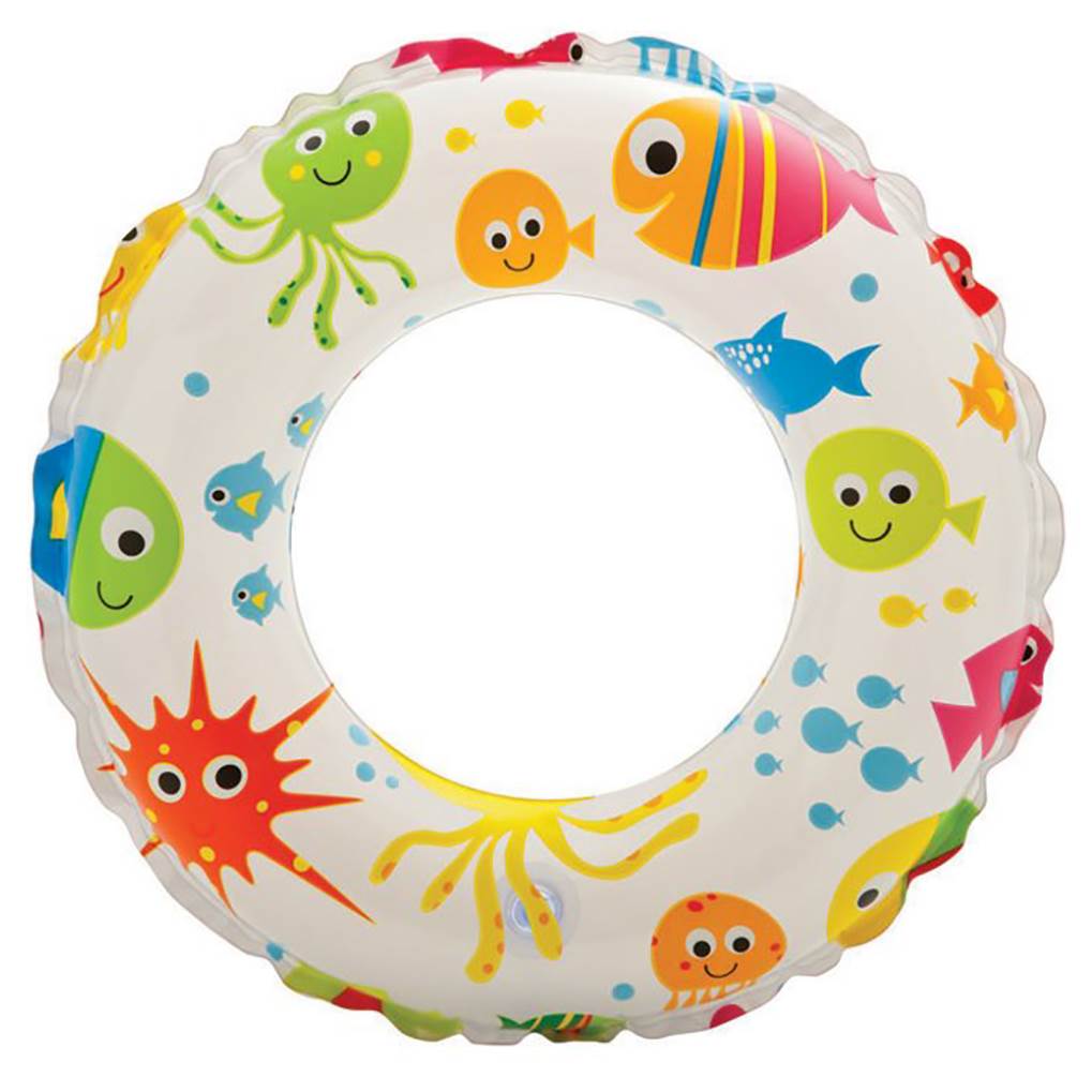 Intex 20-Inch Lively Ocean Friends Inflatable Kids Swim Tube Pool Float (Used)