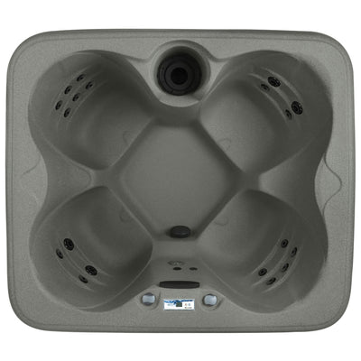 LifeSmart 4 Person Inflatable Hot Tub Spa, Side Step for Square & Round Hot Tubs