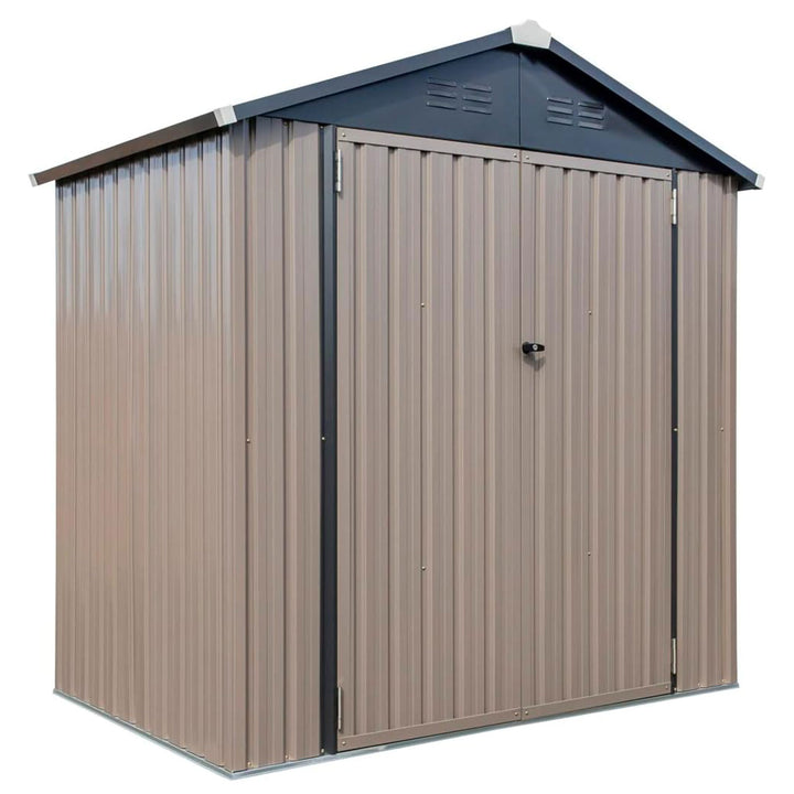 COVER-IT Metal Lockable Storage Shed for Outdoor or Backyard Storage, 8' x 6'