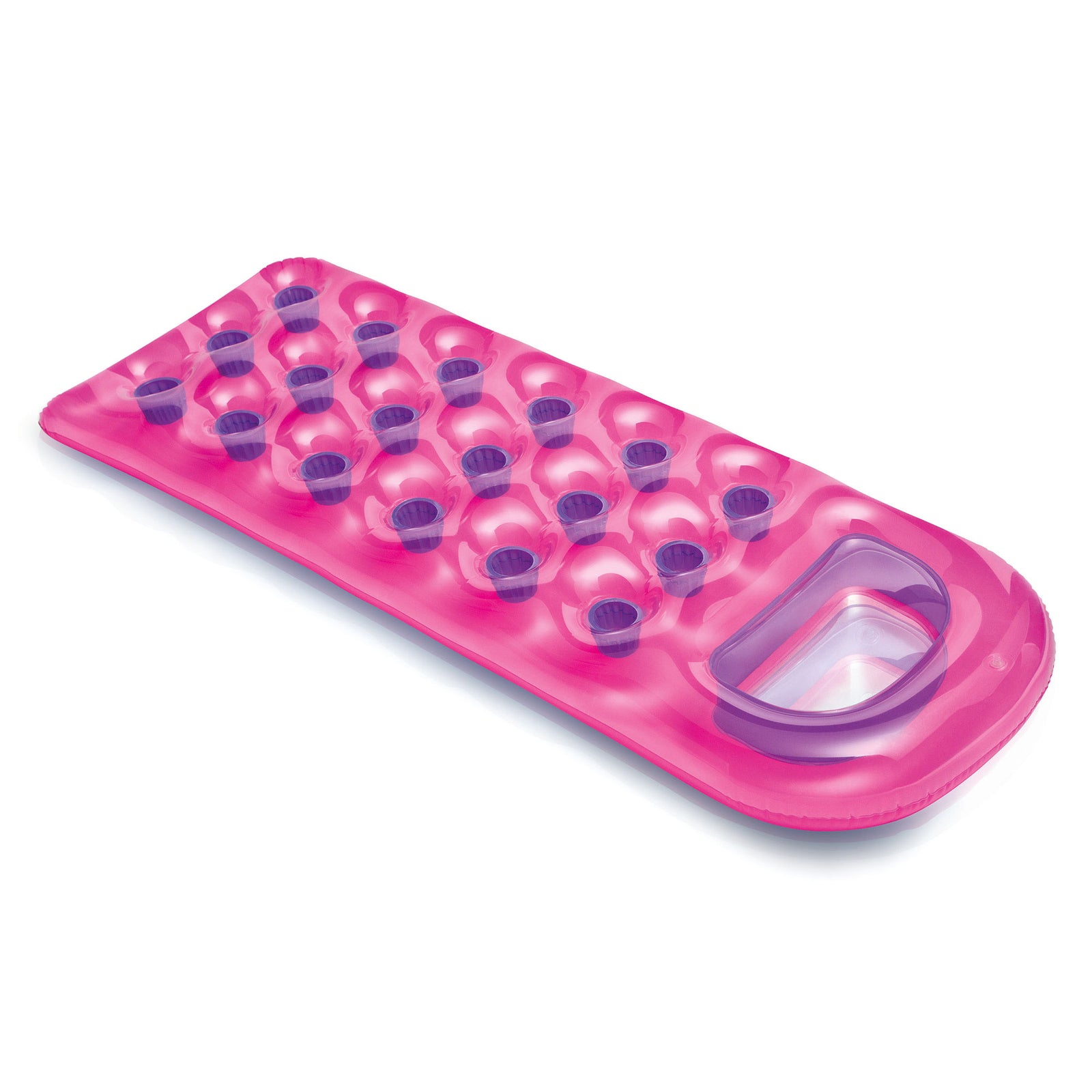 INTEX 18-Pocket Suntanner Lounge Floating Lounger w/ Pillow (Open Box) - VMInnovations