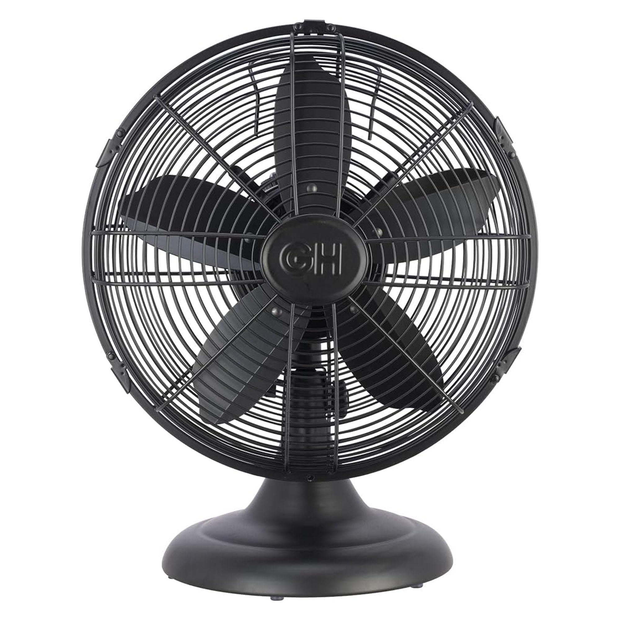 Good Housekeeping All-Metal Oscillating Desk Fan, 12 Inch, Breezewave (Open Box)