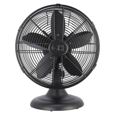 Good Housekeeping All-Metal Oscillating Desk Fan, 12 Inch, Breezewave (Open Box)