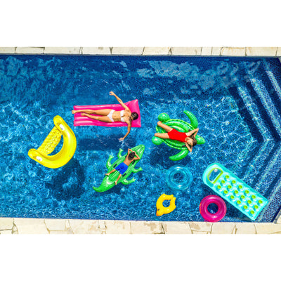 Sit'n Float Classic Inflatable Floating Raft Swimming Pool Tube (Open Box) - VMInnovations