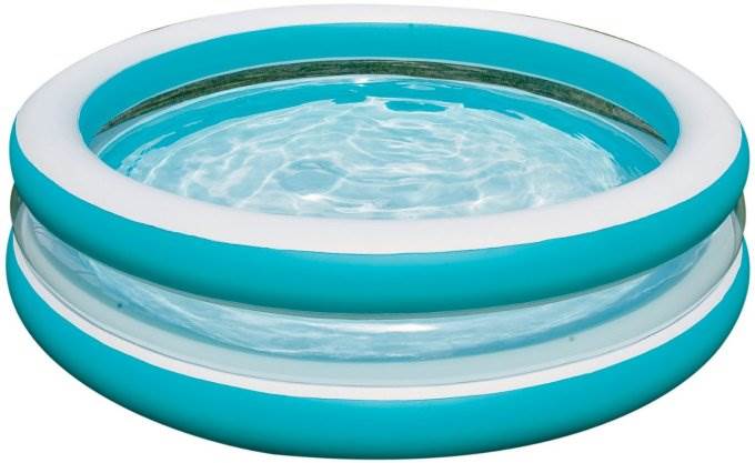 INTEX Swim Center See-Through Clear Inflatable Swimming Pool | 57489EP