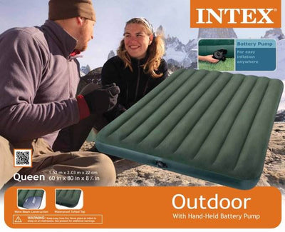 Intex Queen Prestige Air Bed Outdoor Camping Inflatable Mattress (Open Box)