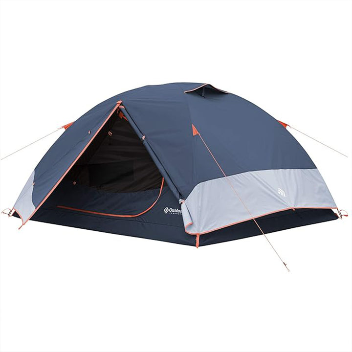 Outdoor Products All Weather Backpacking, Light Camping Tent, 4 Person, Blue - VMInnovations