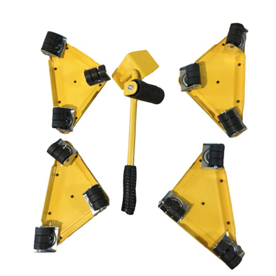 5 Piece Heavy Duty Transporter Set with Smart Moving Method and Wheels - VMInnovations