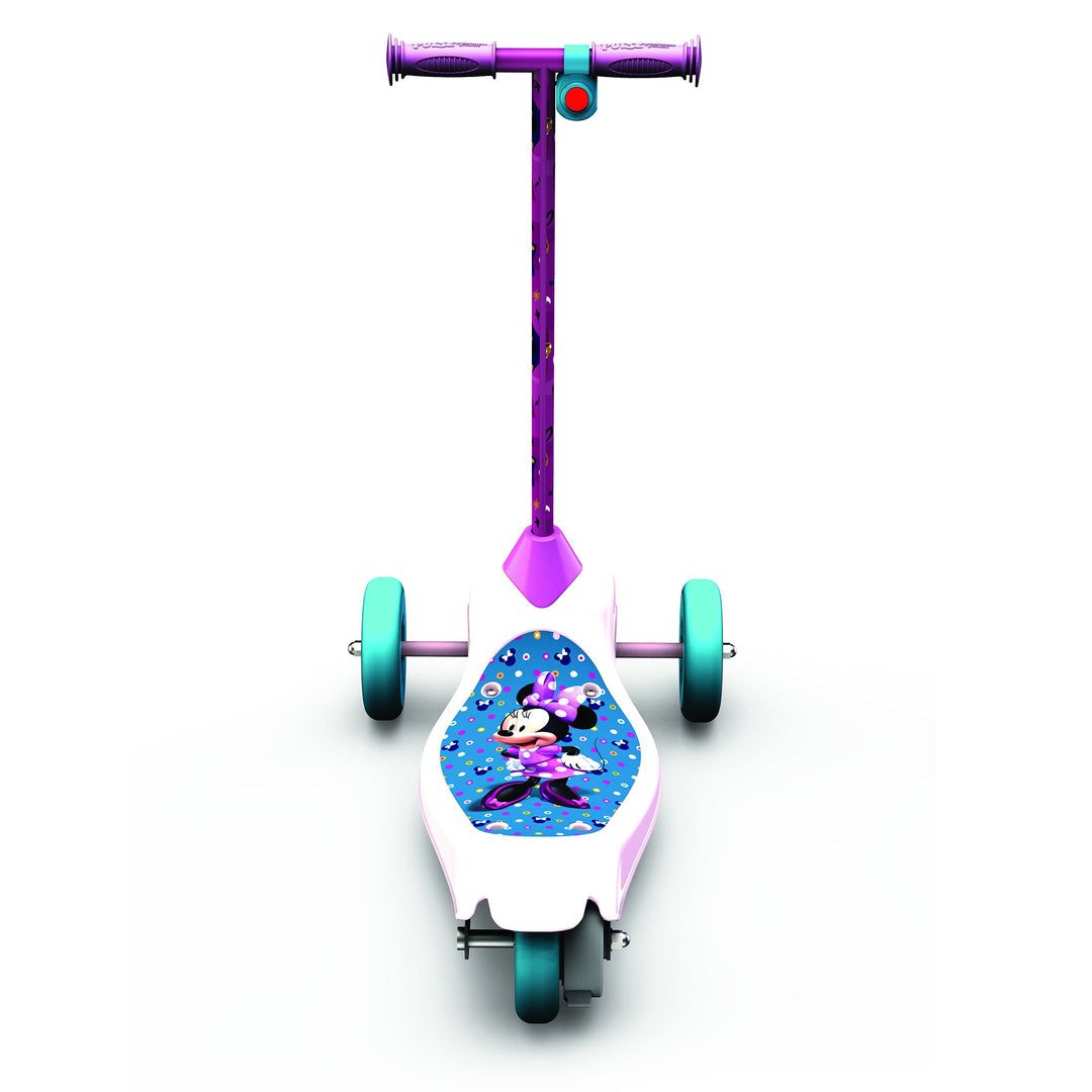 Pulse Performance Minnie Mouse Safe Start Electric Scooter with Battery, Purple