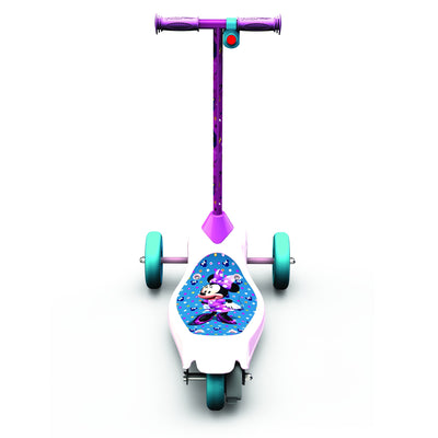 Pulse Performance Minnie Mouse Safe Start Electric Scooter with Battery, Purple - VMInnovations