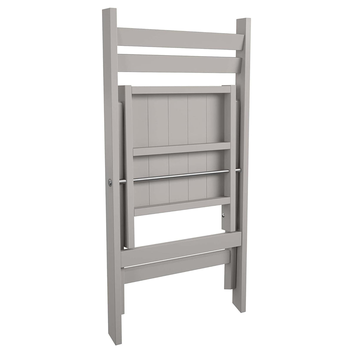 Cosco 2-Pack XL Folding Chairs, Slat Back, Indoor Dining or Extra Seating, Gray - VMInnovations