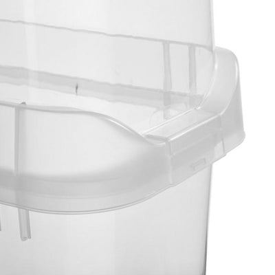 Sterilite 4 Pack Vertical Wrap Storage Box, Holds 25 Rolls, 40" Tall, Clear