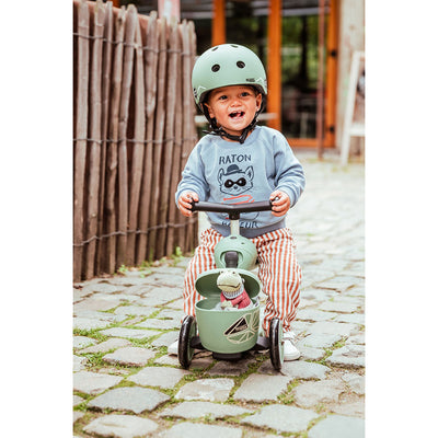 Scoot & Ride 2-in-1 Kids Scooter with Basket, Highwaykick 1 Lifestyle (Open Box) - VMInnovations