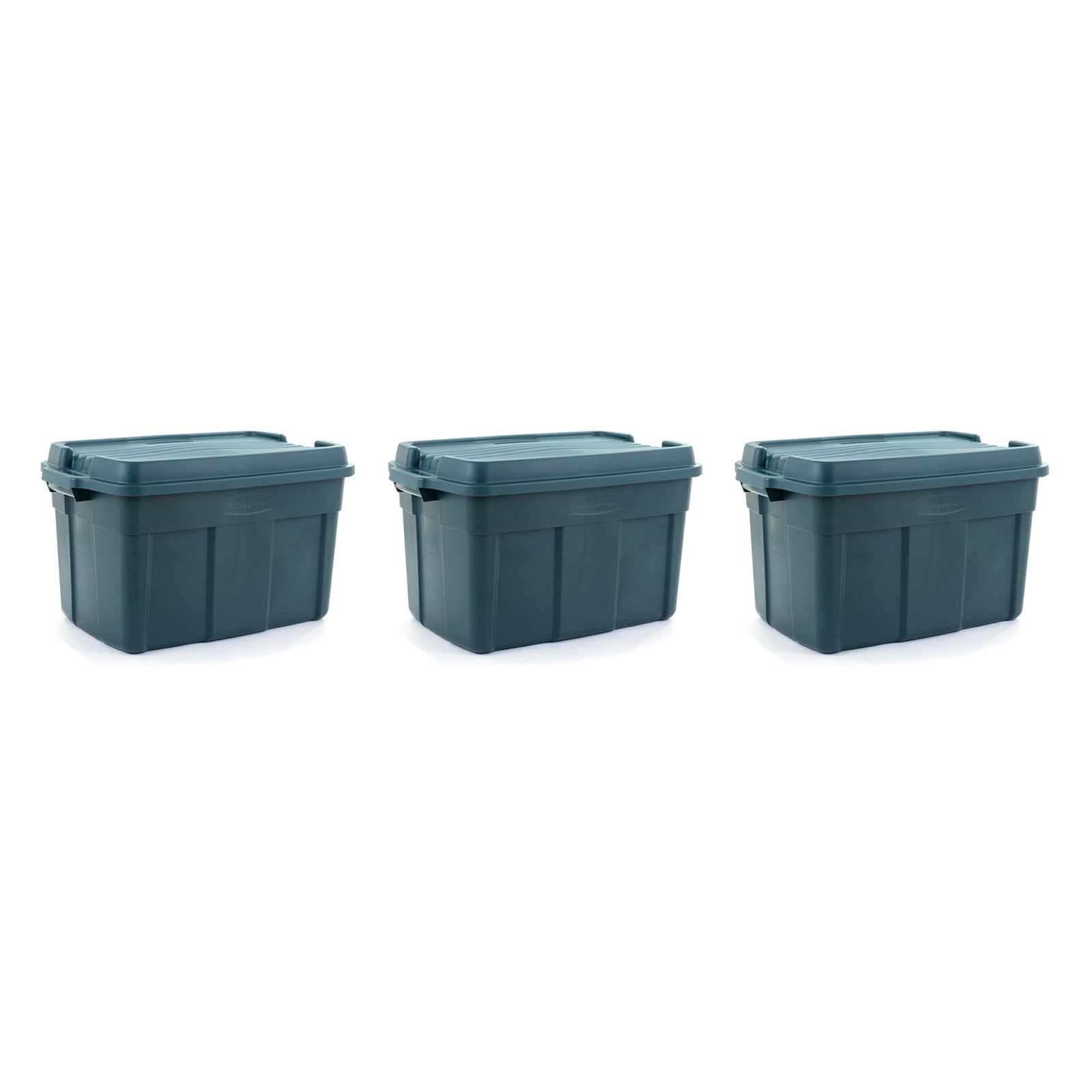 Rubbermaid 3pk Storage Containers for Garage & Home Use, 37 Gallon (Open Box) - VMInnovations