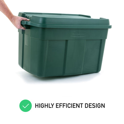 Rubbermaid 3pk High Top Storage Containers for Garage & Home Use, 37 Gal (Used) - VMInnovations