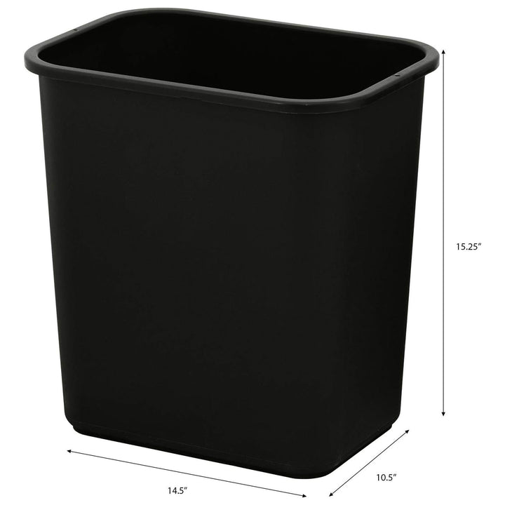 United Solutions 12 Pack Trash Wastebasket for Commercial and Kitchen, 7 Gallon