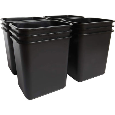 United Solutions 12 Pack Trash Wastebasket for Commercial and Kitchen, 7 Gallon - VMInnovations