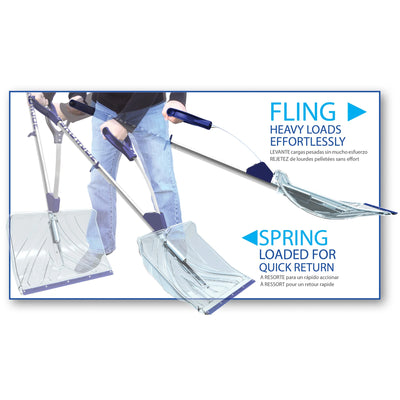 Snow Joe 4 Pack Shovelution Snow Shovel with 18" Shovel Blade and Assist Handle - VMInnovations
