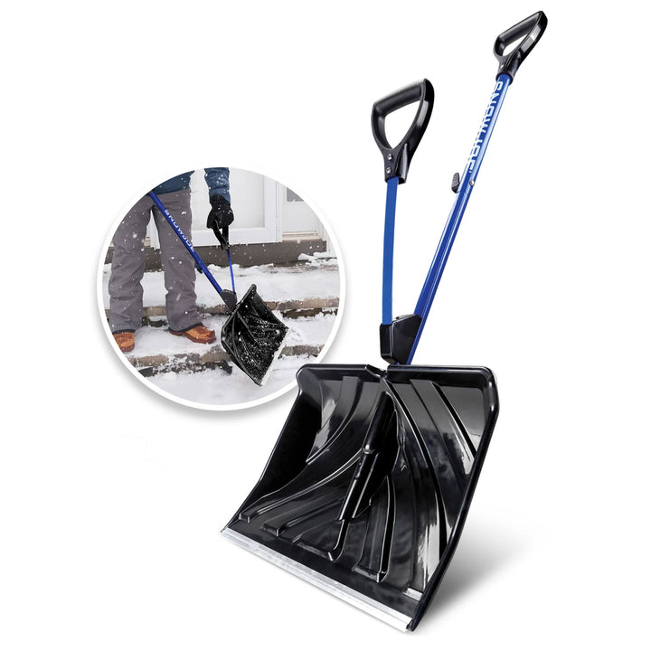 Snow Joe Shovelution Snow Shovel w/20-Inch Shovel Blade and Assist Handle (Used)