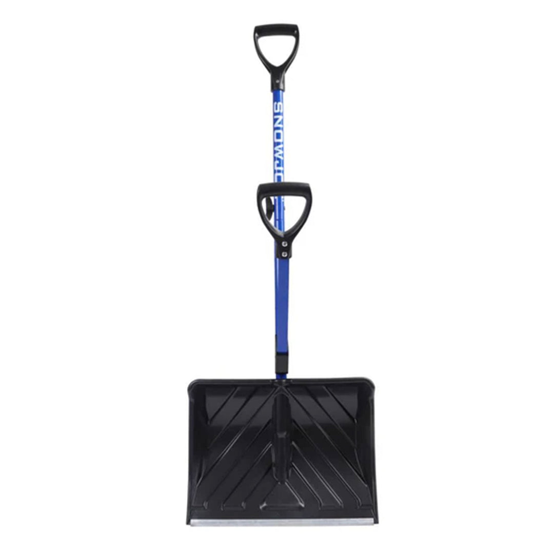 Snow Joe Snow Shovel with 20-Inch Blade and Assist Handle, 3.5 Lbs, Blue - Heavy-Duty Lightweight Shoveling Tool for Ice Removal, Shovelution SJ-SHLV20
