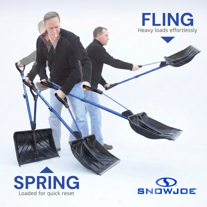 Snow Joe Snow Shovel with 20-Inch Shovel Blade and Assist Handle (Open Box) - VMInnovations