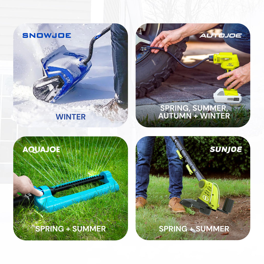 Snow Joe Snow Shovel with 20-Inch Shovel Blade and Assist Handle (Open Box) - VMInnovations