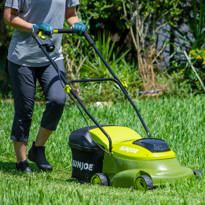 Sun Joe MJ401C-XR Cordless Lawn Mower, 28V, 14 Inch, 10.6 Gal Catcher (Open Box)