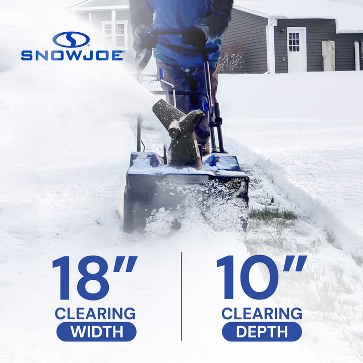 Snow Joe Snow Blower IONMAX, Cordless Electric Kit w/ LED Light, 24V-X2-SB18-TV1 - VMInnovations