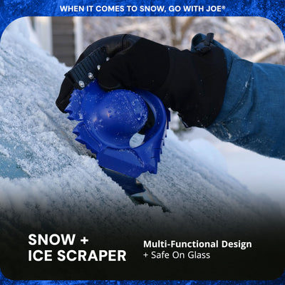 Snow Joe 24V Electric Snow Blower IONMAX & Windshield Ice Scraper Broom Combo