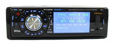 BOSS BV7325B 3.2" LCD DVD/CD/USB SD Bluetooth Receiver + 2) 5x7" 450W Speakers