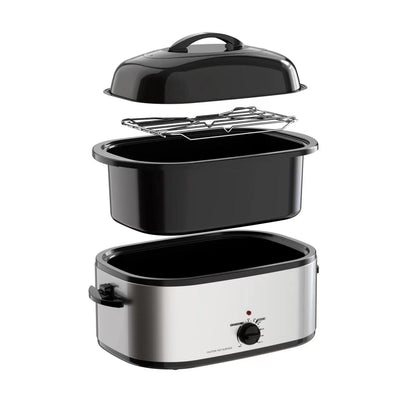 Complete Cuisine Electric Countertop Roaster Oven with Self Basting Lid, 22 Qt - VMInnovations