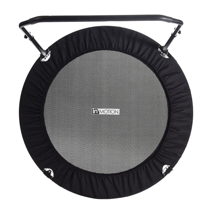 Stamina inMotion 48" Round Trampoline with Adjustable Handlebar, Black(Open Box)