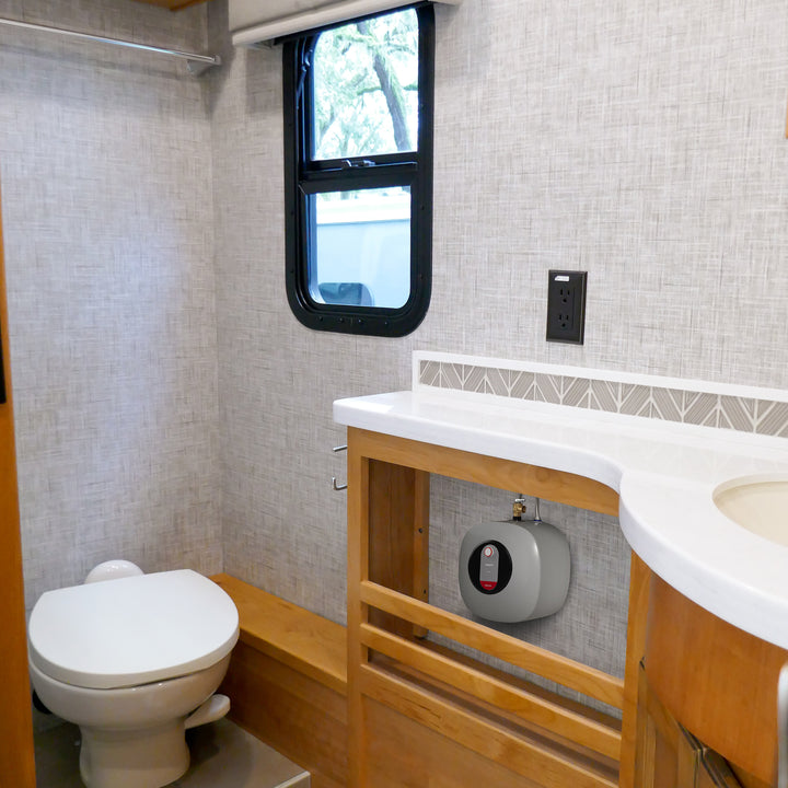 Fogatti 8 Gal 1440W Electric Mini Tank Water Heater, Wall/Floor Mount (Open Box)