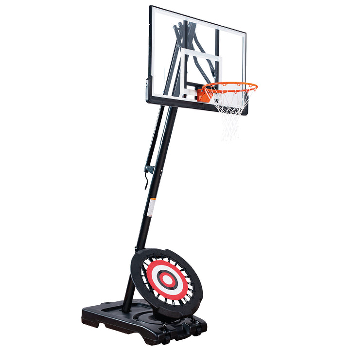 IE Sports Portable Basketball Hoop, Adjustable, 50" Backboard & Rebounder (Used)