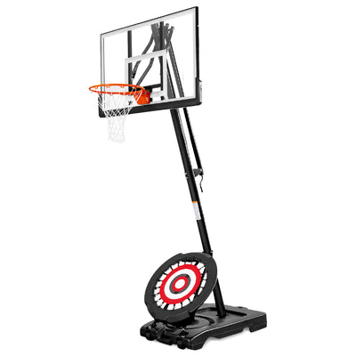 IE Sports Basketball Hoop, Adjustable, 50" Backboard & Rebounder (Open Box)