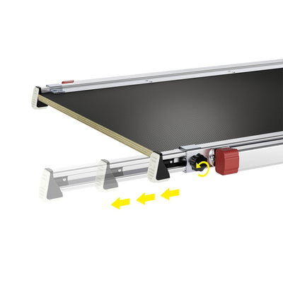 Hailo Adjustable Work Platform TP2 Plus for Ladders & Stairs, Foldable (Used) - VMInnovations
