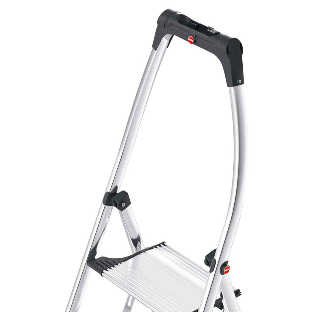 Hailo Folding Step Stool, 2 Step Ladder w/Tray for Home & Kitchen, K100 (Used)