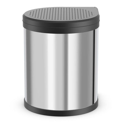 Hailo Compact-Box M Trash Can, 4 Gal, Lid-Lift, Small Kitchen Bin, Steel (Used) - VMInnovations