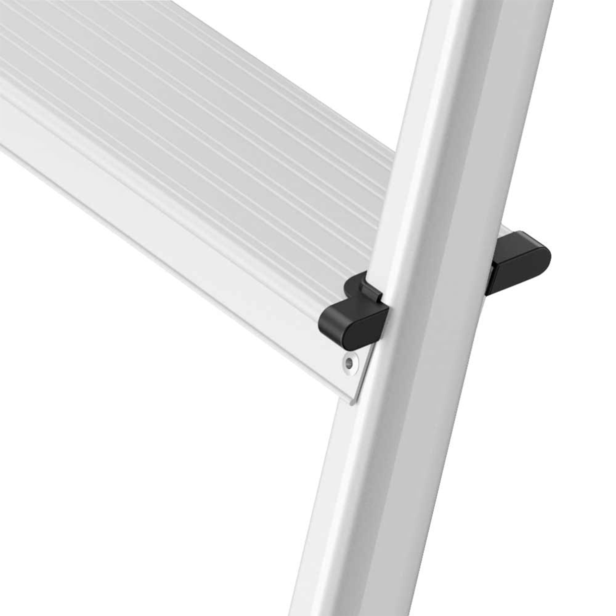 Hailo Folding Step Stool, 2-Sided 3 Step Ladder for Garage, (Open Box) - VMInnovations