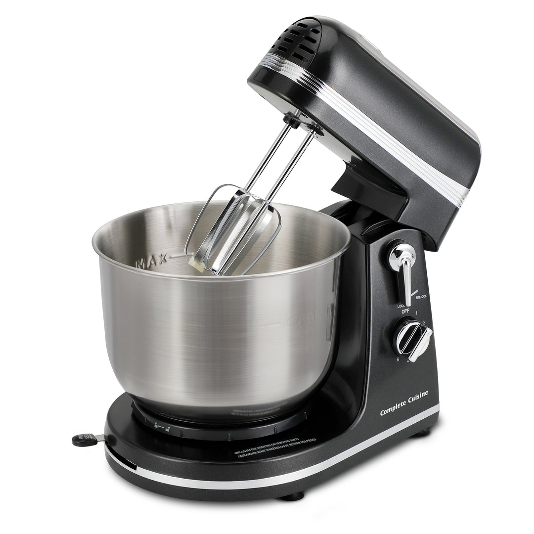 Complete Cuisine Tilt Head Stand Mixer w/ 3.7 Quart Stainless Steel Mixing Bowl