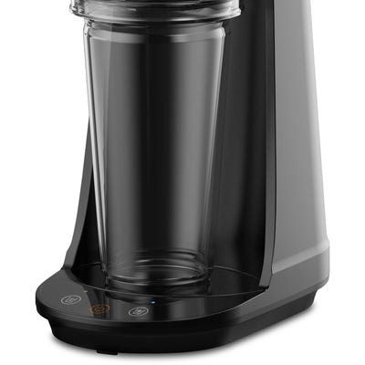 Complete Cuisine Single Serve Coffee Maker, Hot & Iced Brewer, Travel Cup, Black - VMInnovations