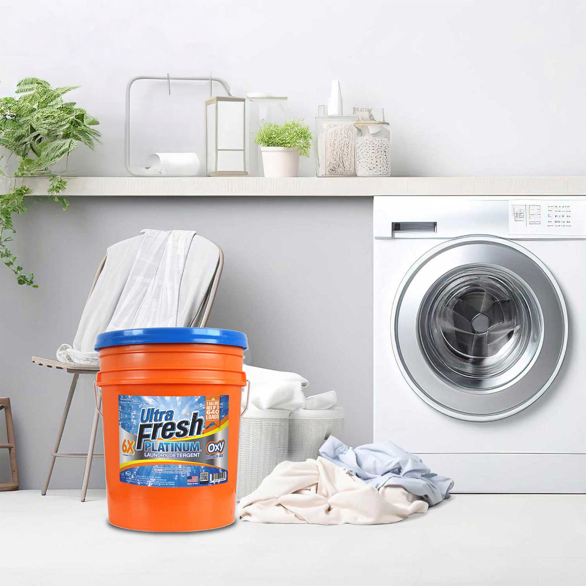 Ultra Fresh 6X Platinum Laundry Detergent & 2 Pack Platinum 6X Laundry Sheets