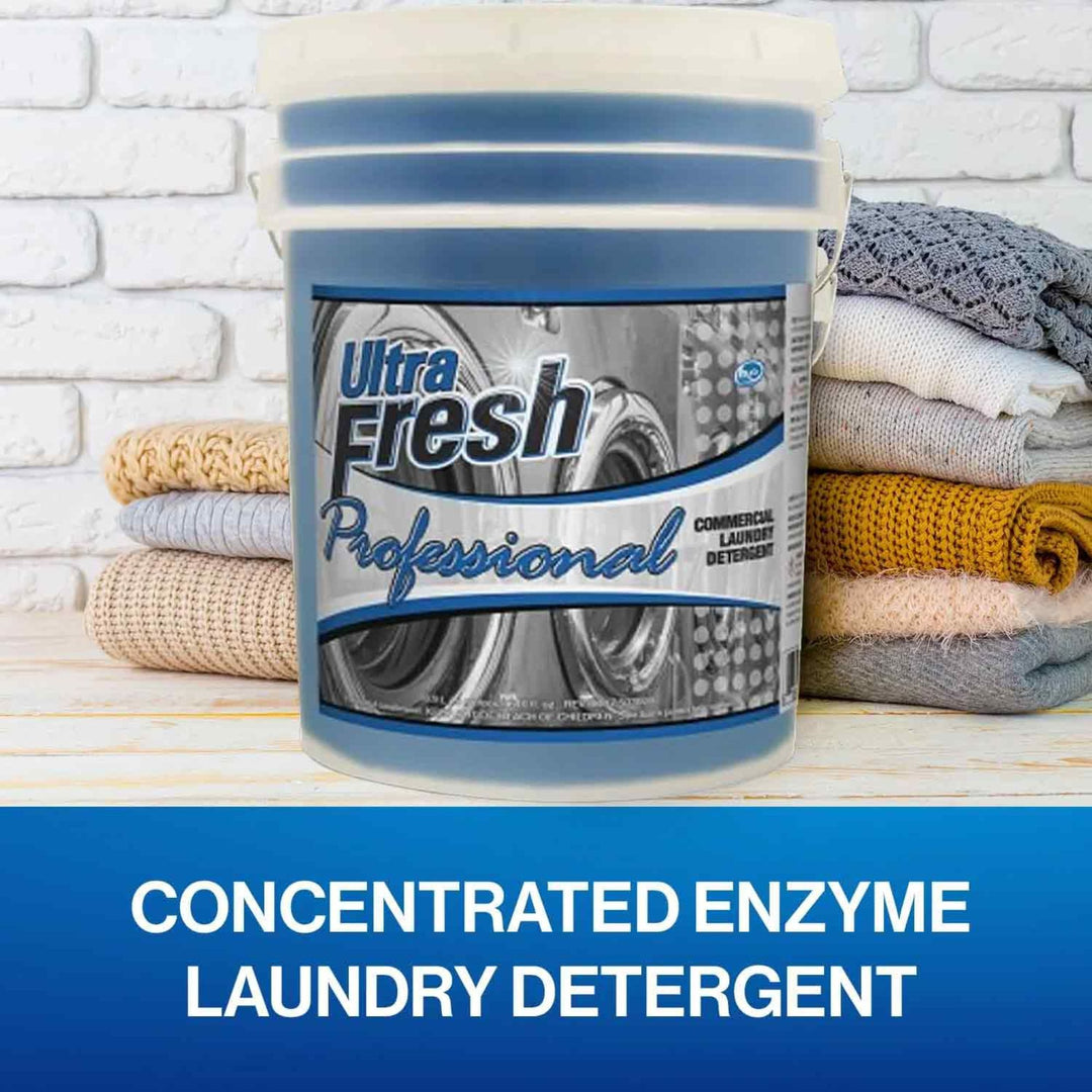 Ultra Fresh Professional Commercial Laundry Detergent with Fabric Softener Combo