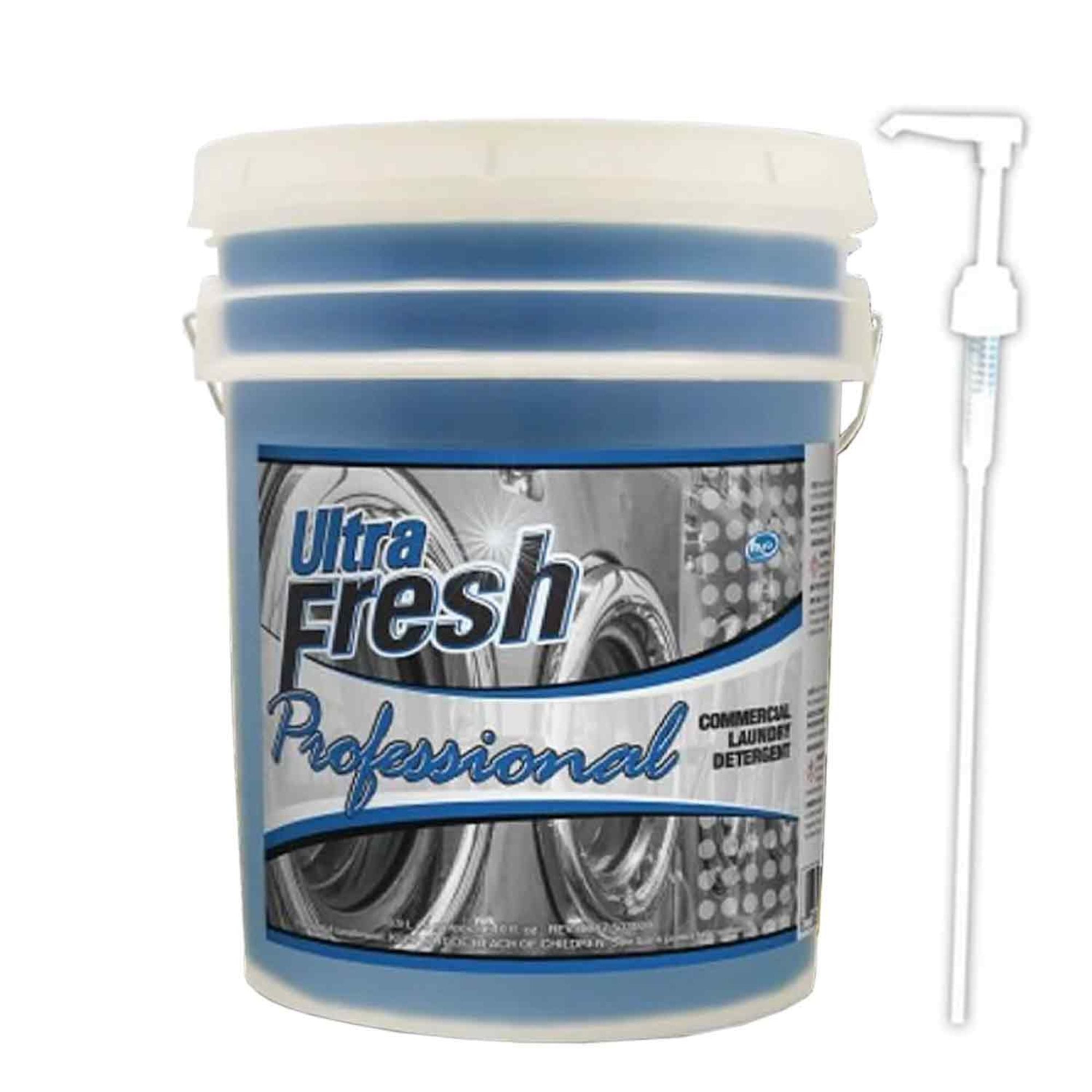 Ultra Fresh® Professional™ Commercial Laundry Detergent with Pump, 5 Gallons - VMInnovations