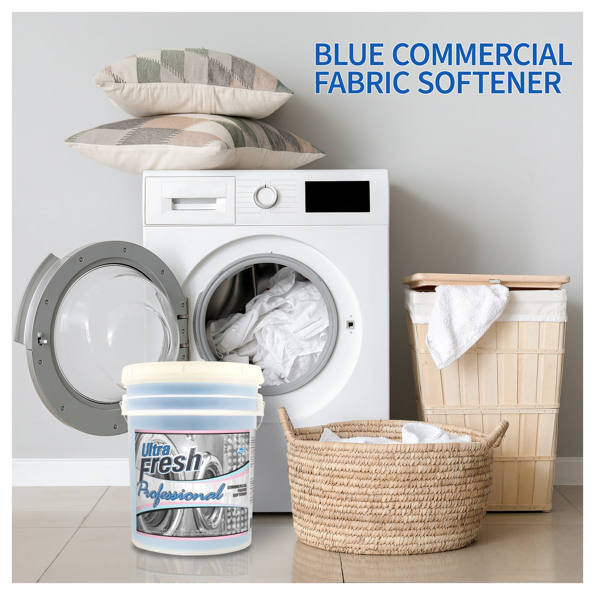 Ultra Fresh Professional Commercial Fabric Softener - Blue (Used)