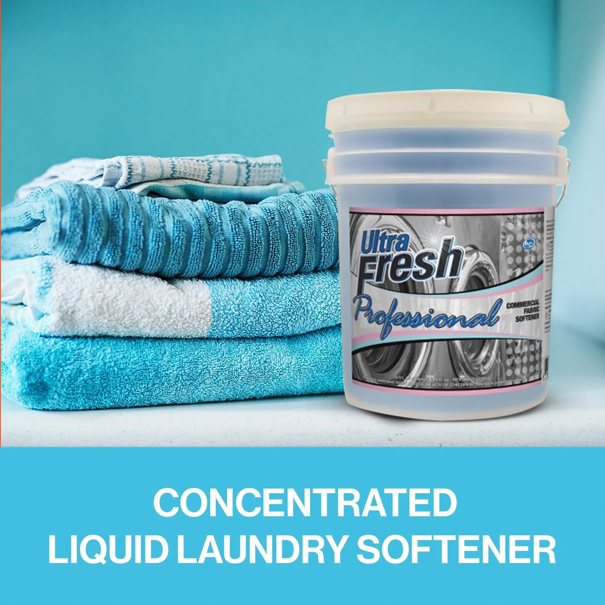 Ultra Fresh Professional Commercial Fabric Softener - Blue (Used)