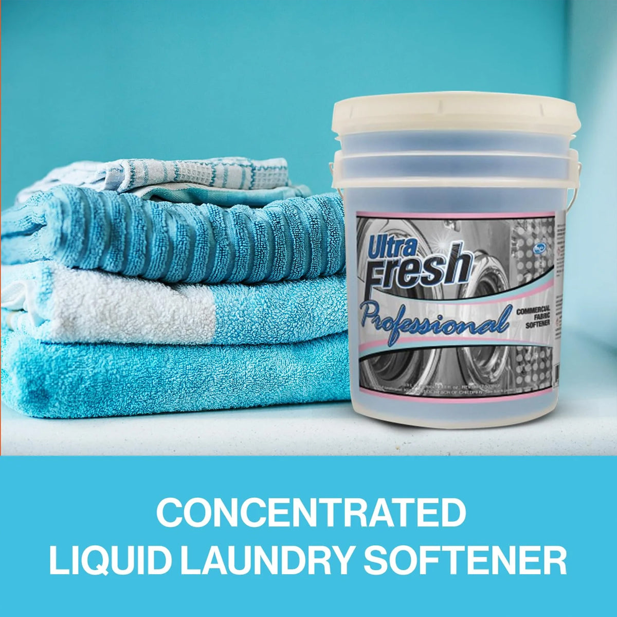 Ultra Fresh Professional Commercial Laundry Detergent with Fabric Softener Combo