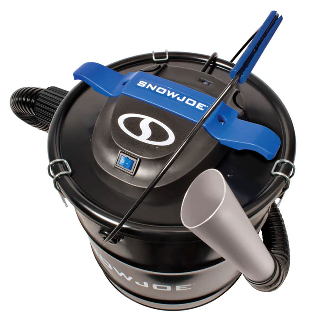 Snow Joe 4.8 Gallon Bagless Ash Vacuum Cleaner, Metal Canister, Blue, ASHJ202E