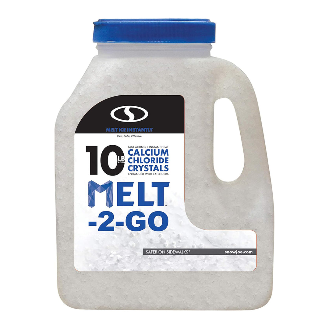 Snow Joe Melt-2-Go Calcium Chloride Crystal Ice Melter, 10 lb, AZ-10-CC-JUG